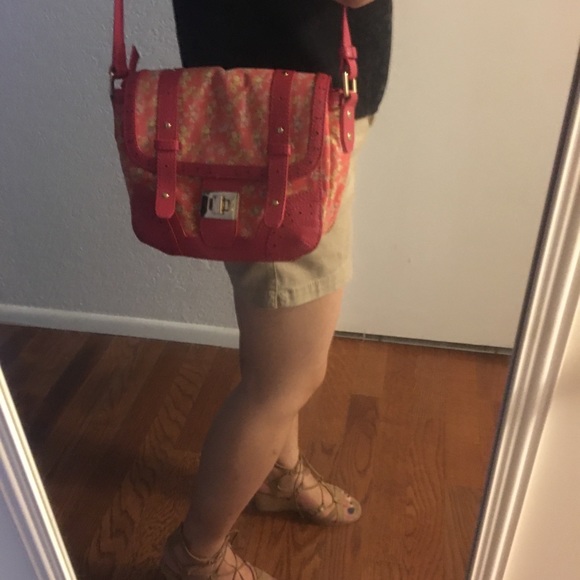 Vintage floral print leather bag “as known as de base”Japanese brand - Picture 7 of 7